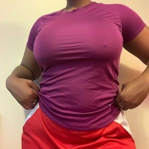 Purple Old Navy Fitness Shirt